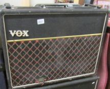 A late 1970's VOX AC30 top boost valve amplifier VOX speakers untested.