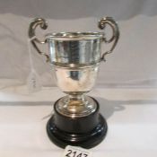 A hall marked silver trophy - Cork City Regatta, 1911, Coronation Cup,