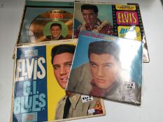 4 Elvis LP's including orignal "GI Blues" mono