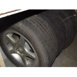 2 225/65-15 TYRES AND 5 stud alloys including centres