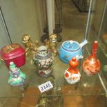 A mixed lot of oriental china.