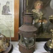 An old ship's lamp.