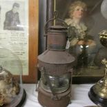 An old ship's lamp.