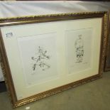 A Paul Klee (1879-1940) pair of limited edition prints 60/500,