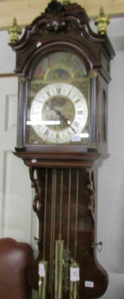 A fine Dutch 3 weight wall clock, in working order.