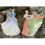 2 Royal Doulton figurines - Ann HN 3259 and Rebecca HN 4041.
