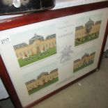 A framed and glazed Vincent Haddelsey signed print.