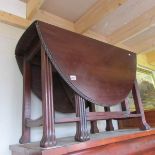 A good mahogany drop leaf table.