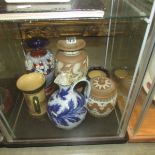 6 pieces of Doulton and Doulton Lambeth pottery, all a/f.