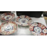 4 Imari plates.