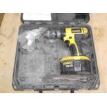 A De-Walt 18V battery drill (no charger)