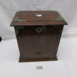 An Edwardian desk letter box.