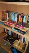 A very good collection of over 50 modern hardback fiction books including many 1st editions