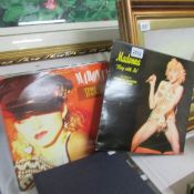 7 Madonna LP records.