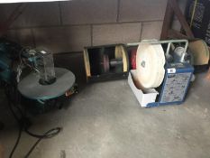 A Clark woodworking electric scroll/jigsaw etc.