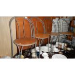 4 wrought iron kitchen chairs