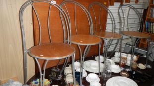 4 wrought iron kitchen chairs
