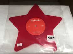 The Beatles red vinyl star "Love Me Do/PS I Love You"