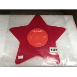 The Beatles red vinyl star "Love Me Do/PS I Love You"