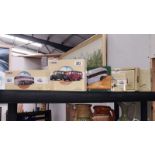 6 boxed Corgi model buses - 97078 Bedford OB's from Corkills to Kasteel,