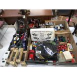 3 trays of assorted toys & models including Lledo & Formula 1 etc.