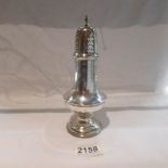 A hall marked silver sugar sifter, G M & Co., Birmingham 1913/14.