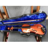 A Stentor Student violin with bow & case