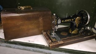 A Jones sewing machine