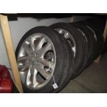 4 225/45ZR17 Italian made alloys including good tyres,