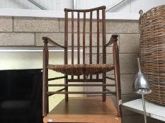 A Rush seated kitchen chair