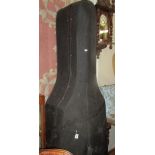 A double bass case.