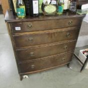 A 4 drawer chest,.