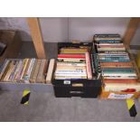 3 boxes of books related to bridge