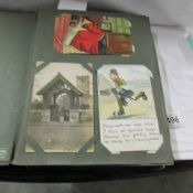 An album of approximately 180 assorted postcards.