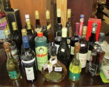 A large lot of assorted liquors, wines etc.