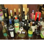 A large lot of assorted liquors, wines etc.