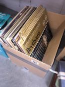 A box of records