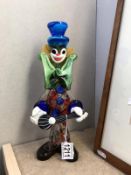 A Murano glass clown