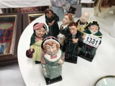 8 Royal Doulton Dickens figures