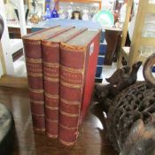3 volumes of The Works of Shakespeare.