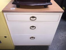 A 3 drawer bedroom chest