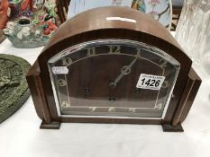 A 1950's mantle clock