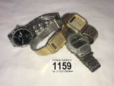 4 Casio watches