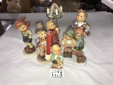 6 Goebel/Hummel figures