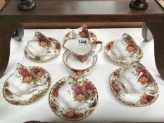 A Royal Albert Old Country Roses tea set