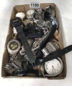 A quantity of wristwatches including Ascot, Modina, Beta, Philip Persio, Casio & Westfalia etc.