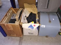 2 projectors including Eumig and a slide projector untested