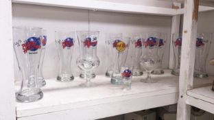 A quantity of planet Hollywood London glasses
