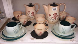A Carlton Ware hand painted tea set etc