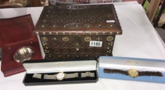 A quantity of wristwatches including Rotary, Sekonda, Cartier & Gucci etc.